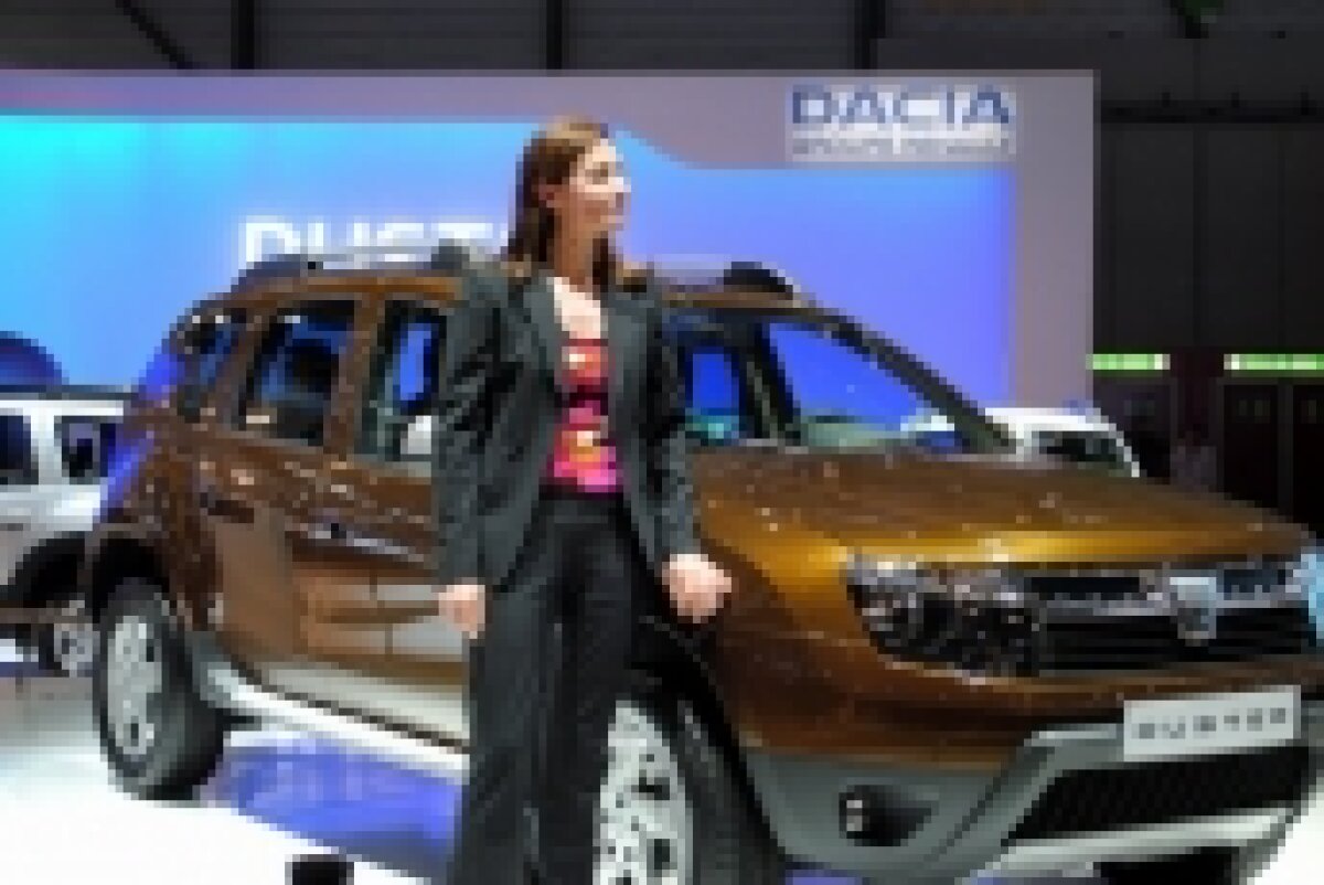 FOTO / Lansarea oficială a maşinii Dacia Duster, la Salonul Auto de la Geneva