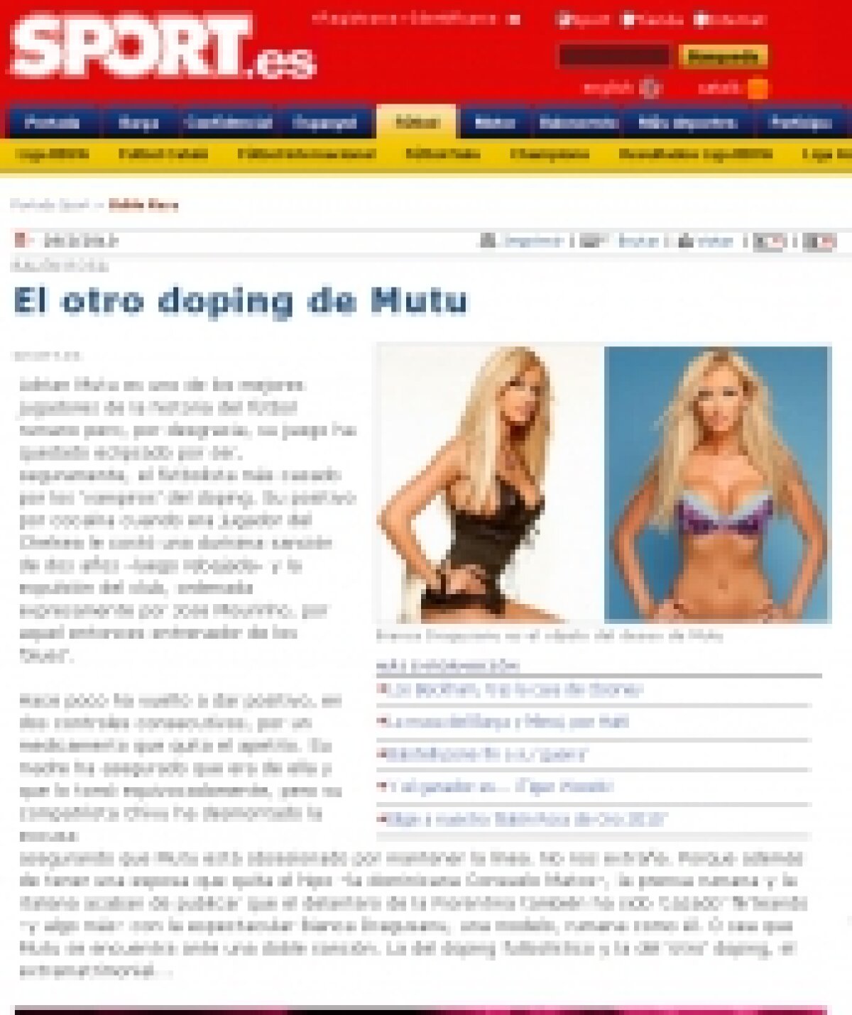 Mutu face furori în Europa cu Bianca Drăguşanu