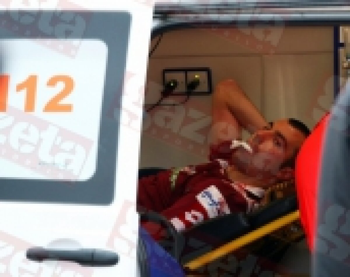 IMAGINI ŞOCANTE / Ricardo Fernandes cu faţa plină de sînge!