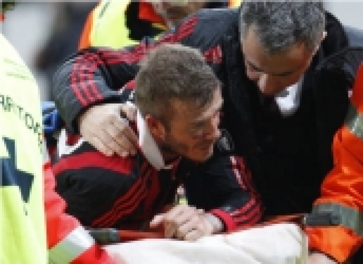 Beckham şi-a rupt tendonul lui Ahile şi ar putea fi nevoit să se retragă