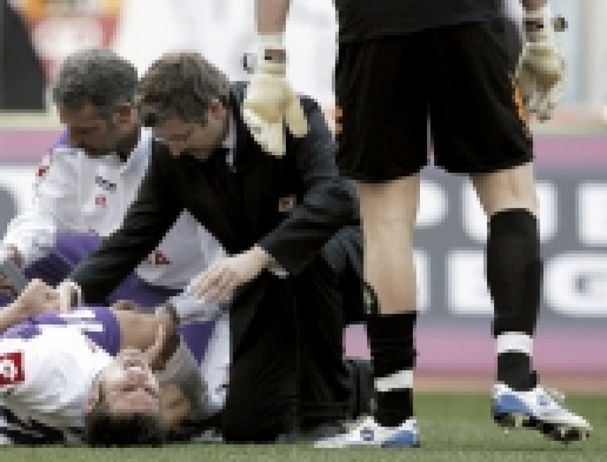 Florin Costea s-a accidentat la fel ca Mutu, care era să rateze Euro 2008!