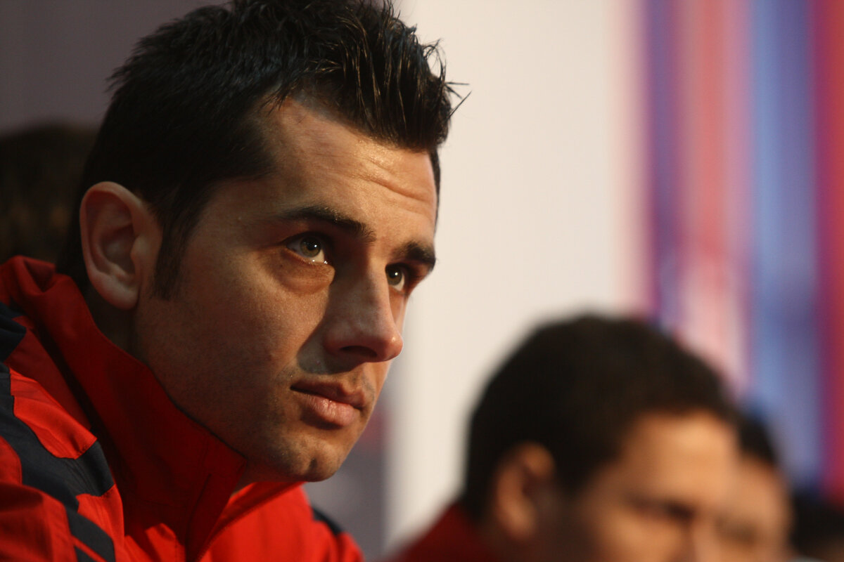 Mihai Stoica, Dică şi Maicon în conferinţă de presă