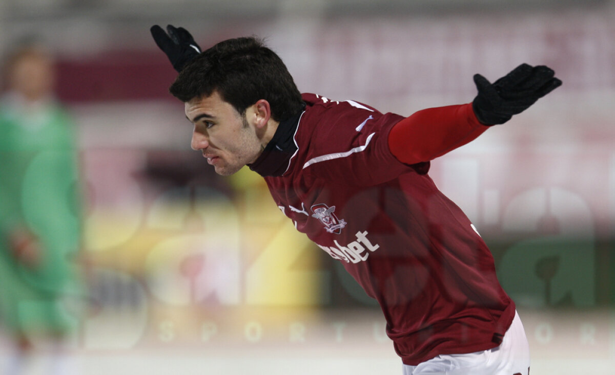 VIDEO » Rapidiştii au încălzit zăpada şi au învins Unirea