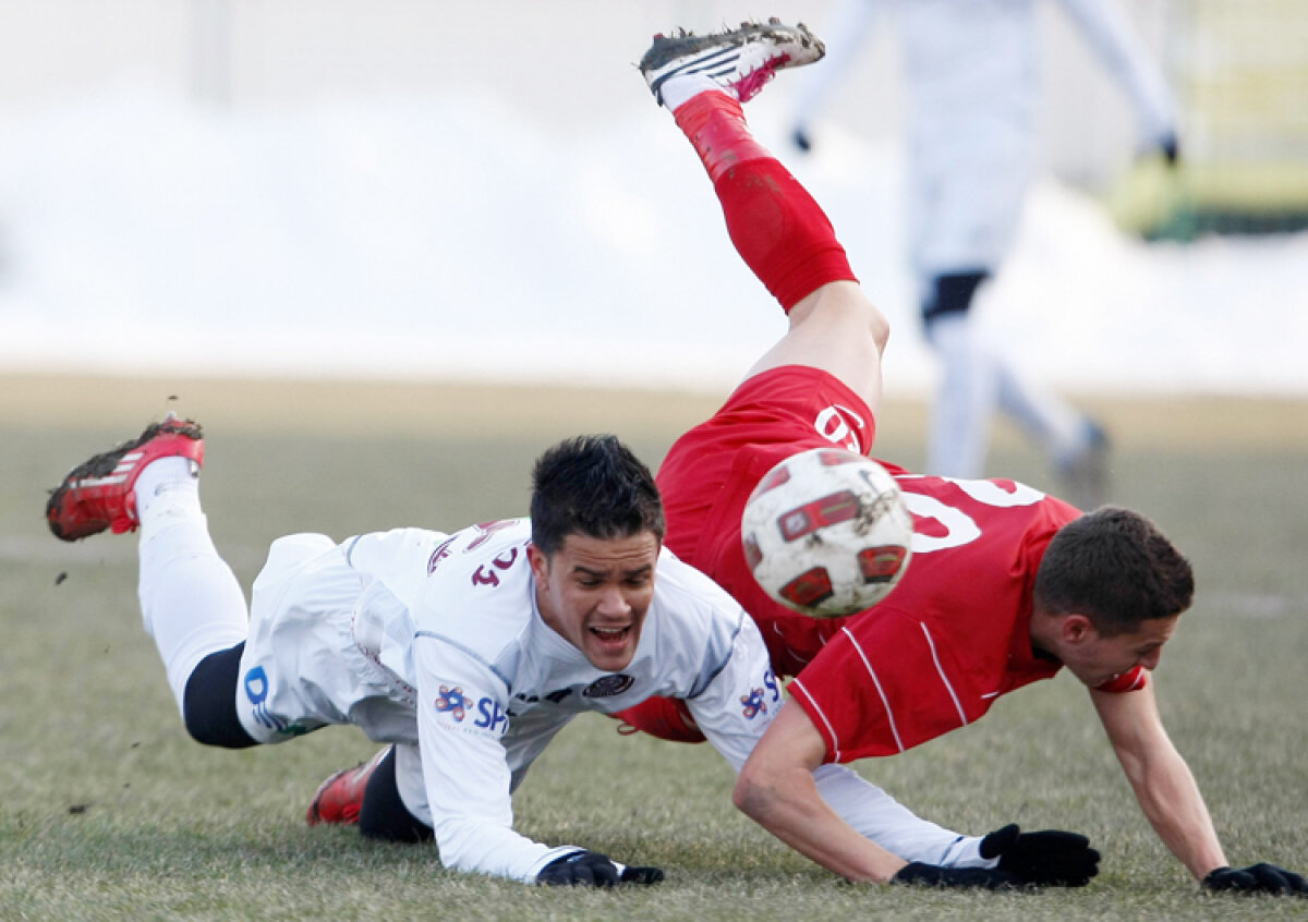 VIDEO » CFR Cluj a făcut numai egal la Buzău, cu Victoria Brăneşti: scor 1-1