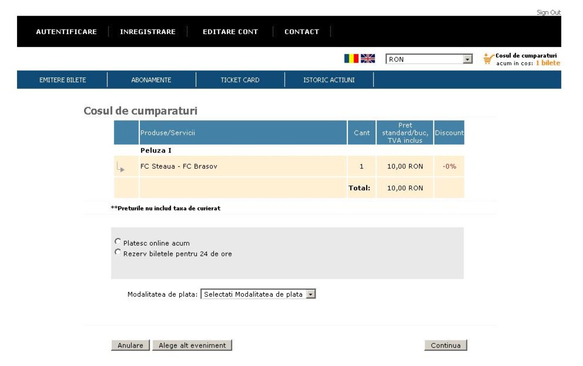 GSP.RO te învaţă să foloseşti serviciul de online ticketing al Stelei