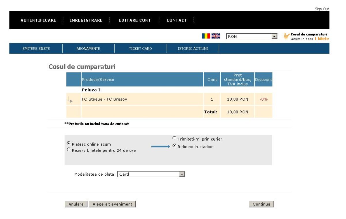GSP.RO te învaţă să foloseşti serviciul de online ticketing al Stelei