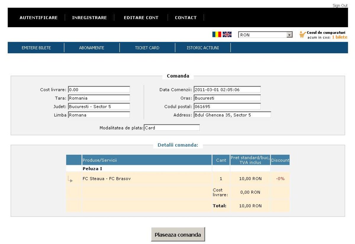 GSP.RO te învaţă să foloseşti serviciul de online ticketing al Stelei