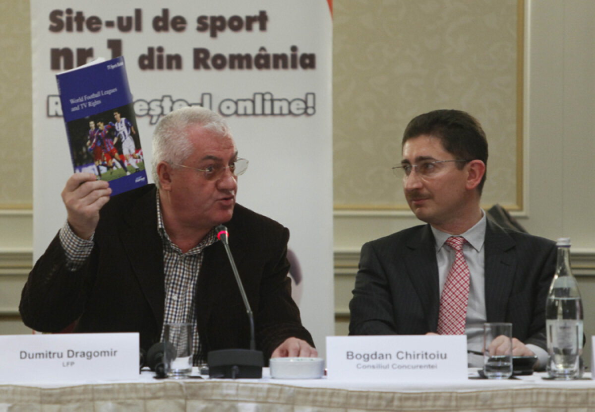 GALERIE FOTO » Dragomir: "30 de mii € e caietul de sarcini, 5 mii € taxa participare, 1 milion € garanţia"