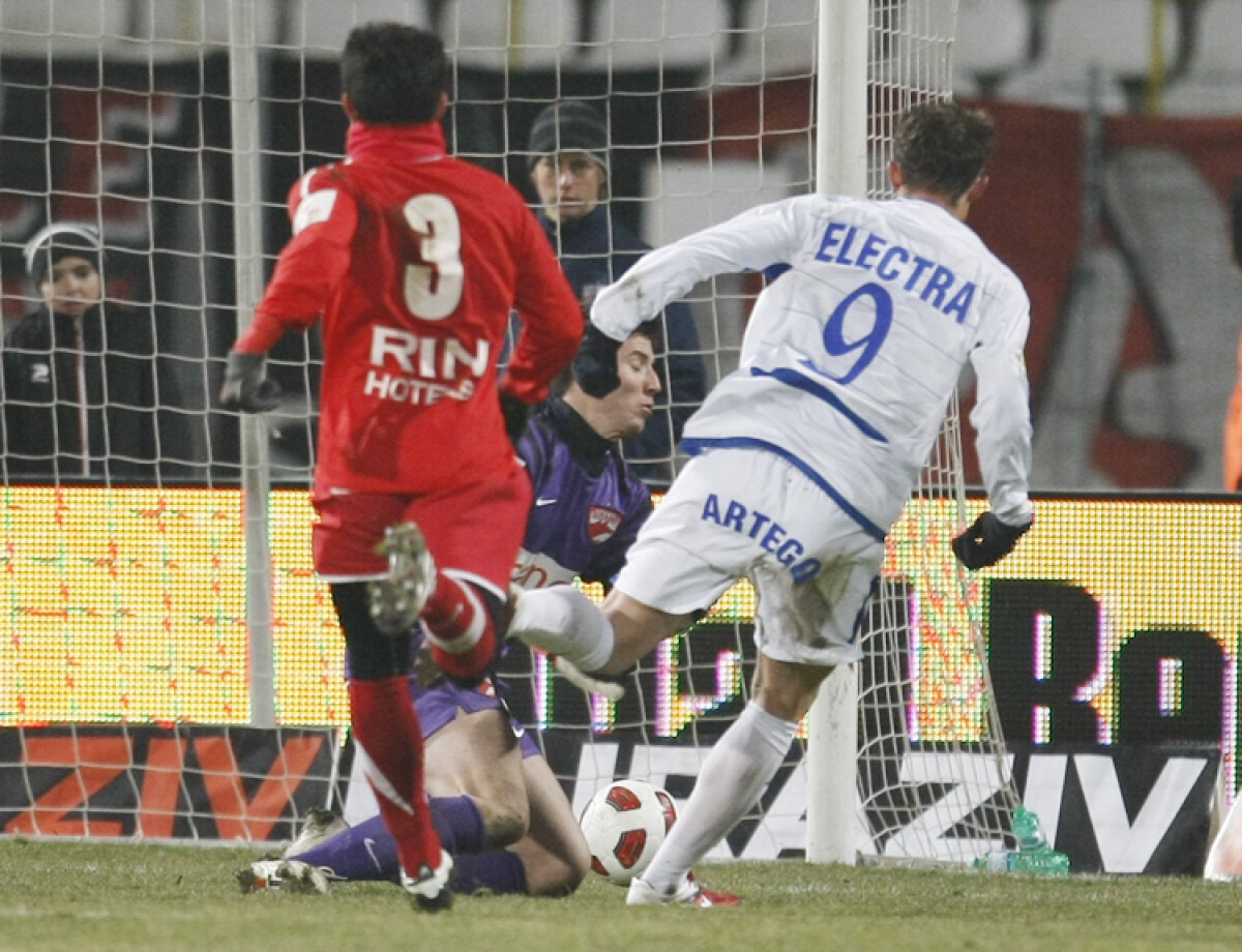 VIDEO & FOTO Dinamo nu a reuşit să învingă Pandurii » Pizza la masa roşie