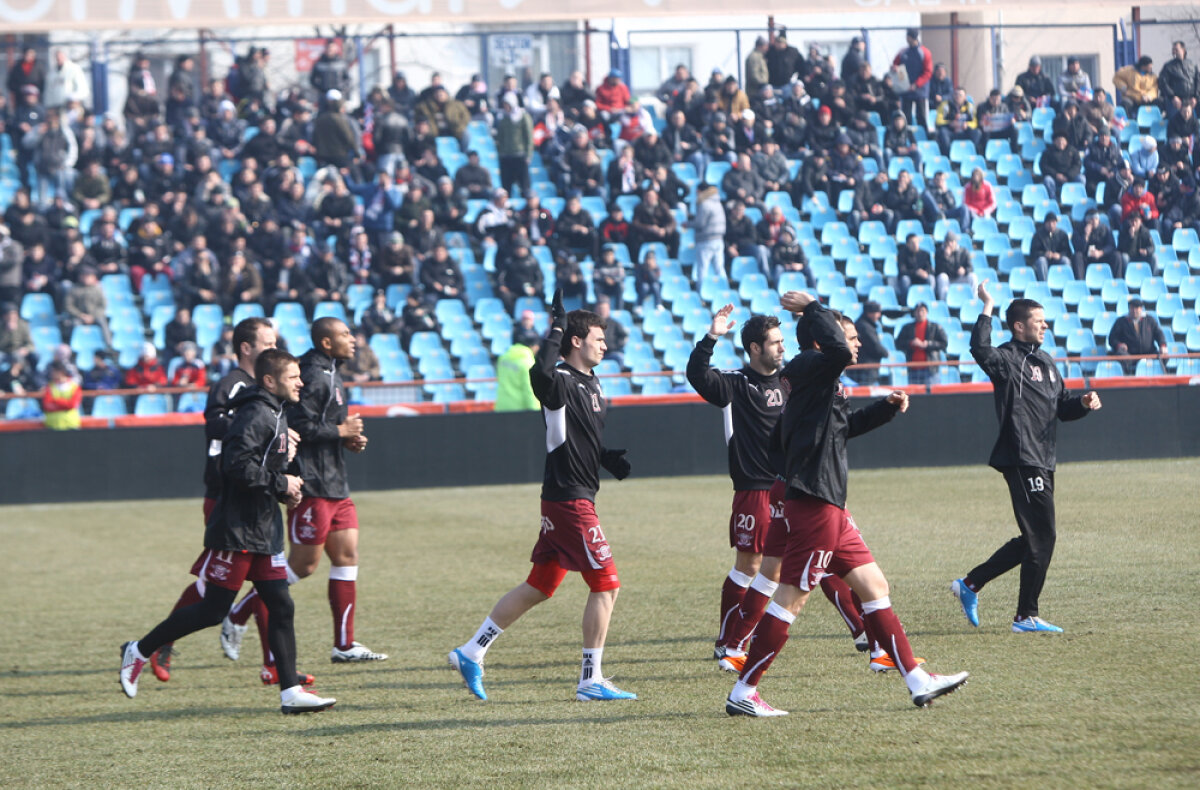 Pena aduce trei puncte importante pentru Oţelul din meciul cu Rapid