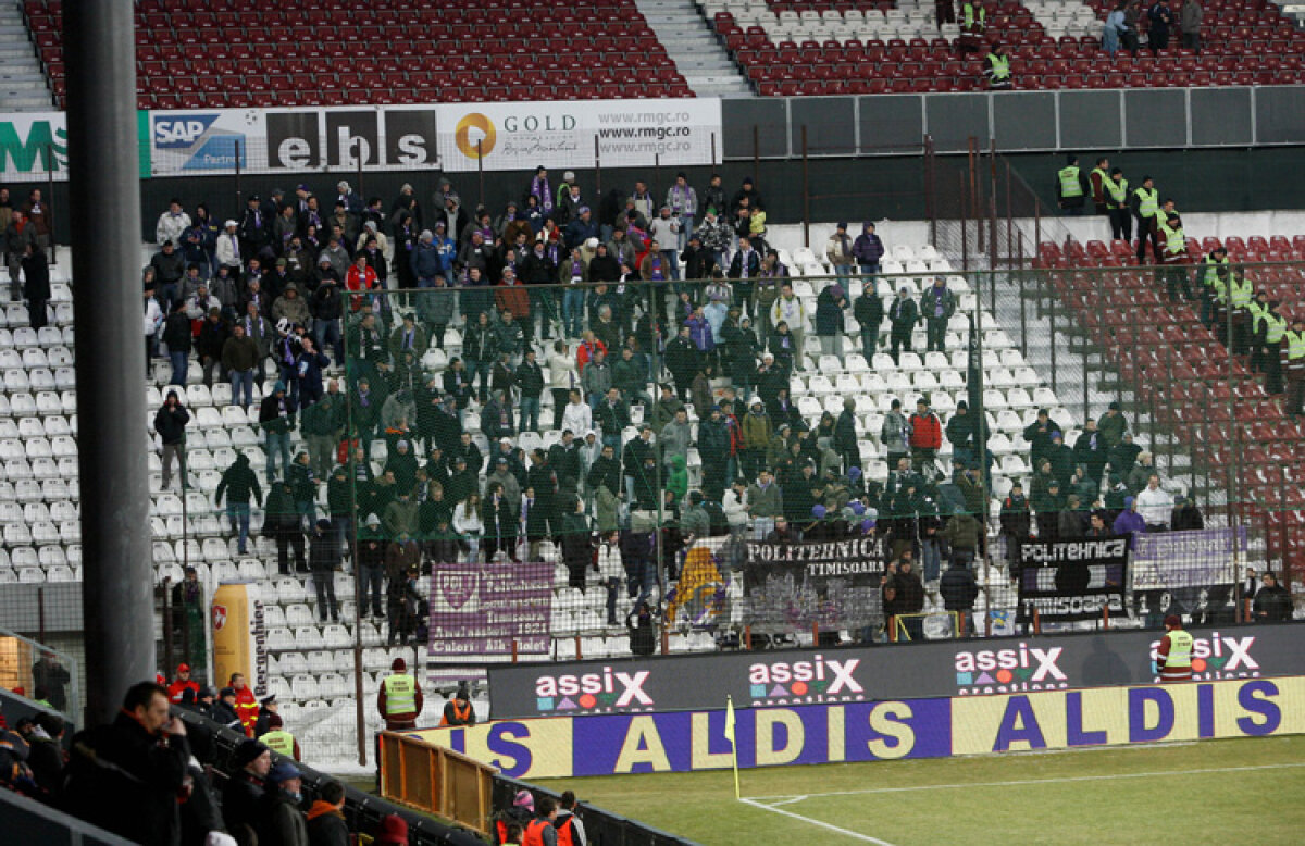 Timişoara a cîştigat pentru prima oară pe terenul CFR-ului, scor 2-1