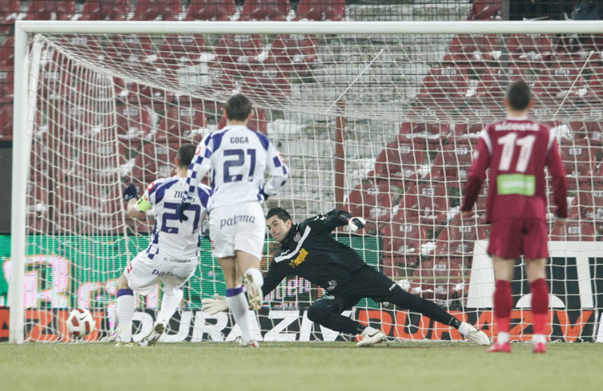 Timişoara a cîştigat pentru prima oară pe terenul CFR-ului, scor 2-1