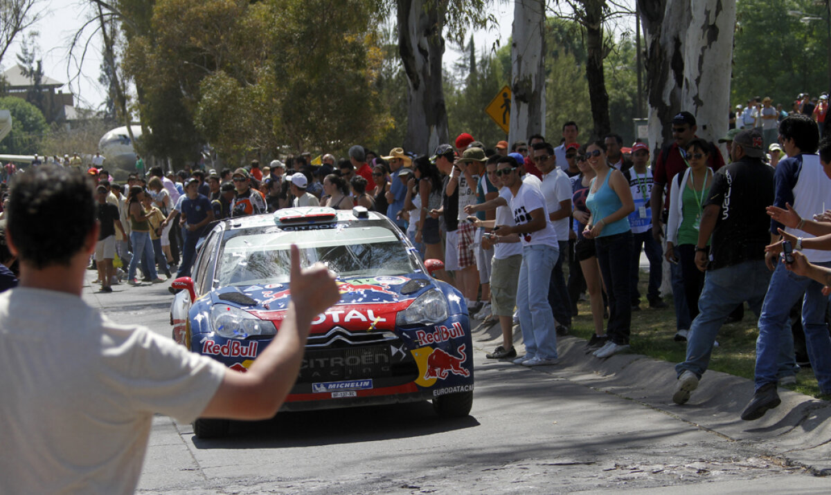 Loeb a obţinut prima victorie cu Citroen DS3. Imagini din etapa a doua a Raliului Mexicului