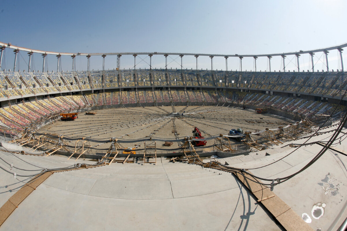 Aşa arată stadionul "Naţional Arena" astăzi. Termenul de finalizare este în mai