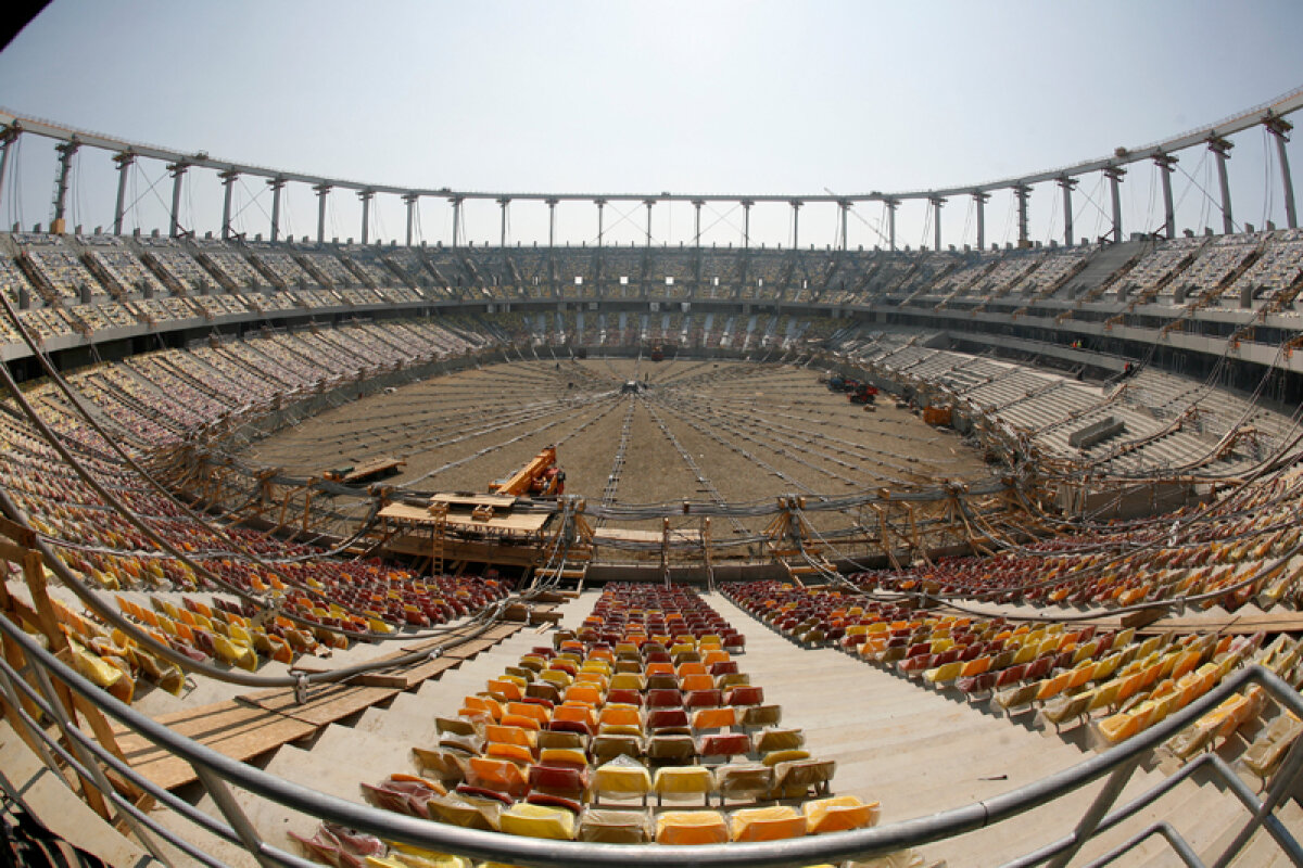 Aşa arată stadionul "Naţional Arena" astăzi. Termenul de finalizare este în mai