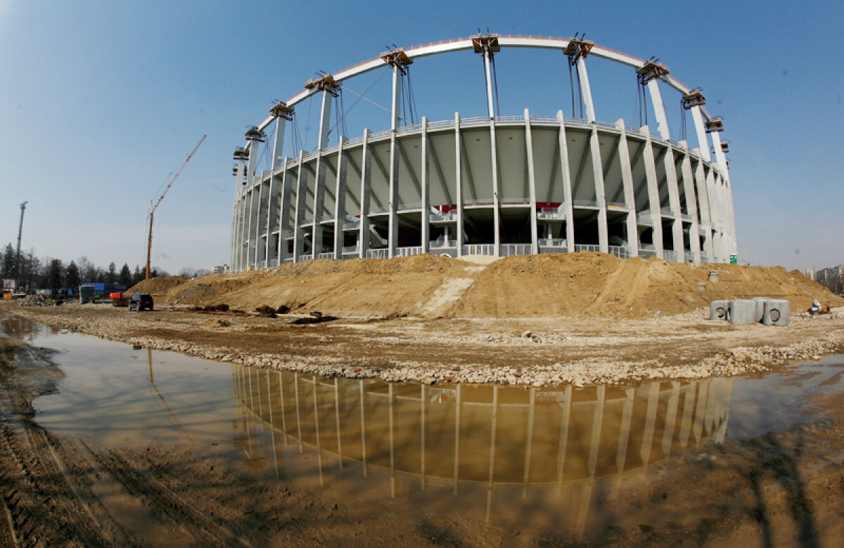 Aşa arată stadionul "Naţional Arena" astăzi. Termenul de finalizare este în mai