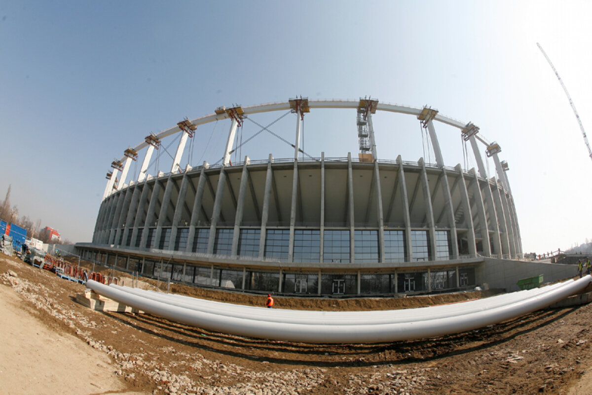 Aşa arată stadionul "Naţional Arena" astăzi. Termenul de finalizare este în mai