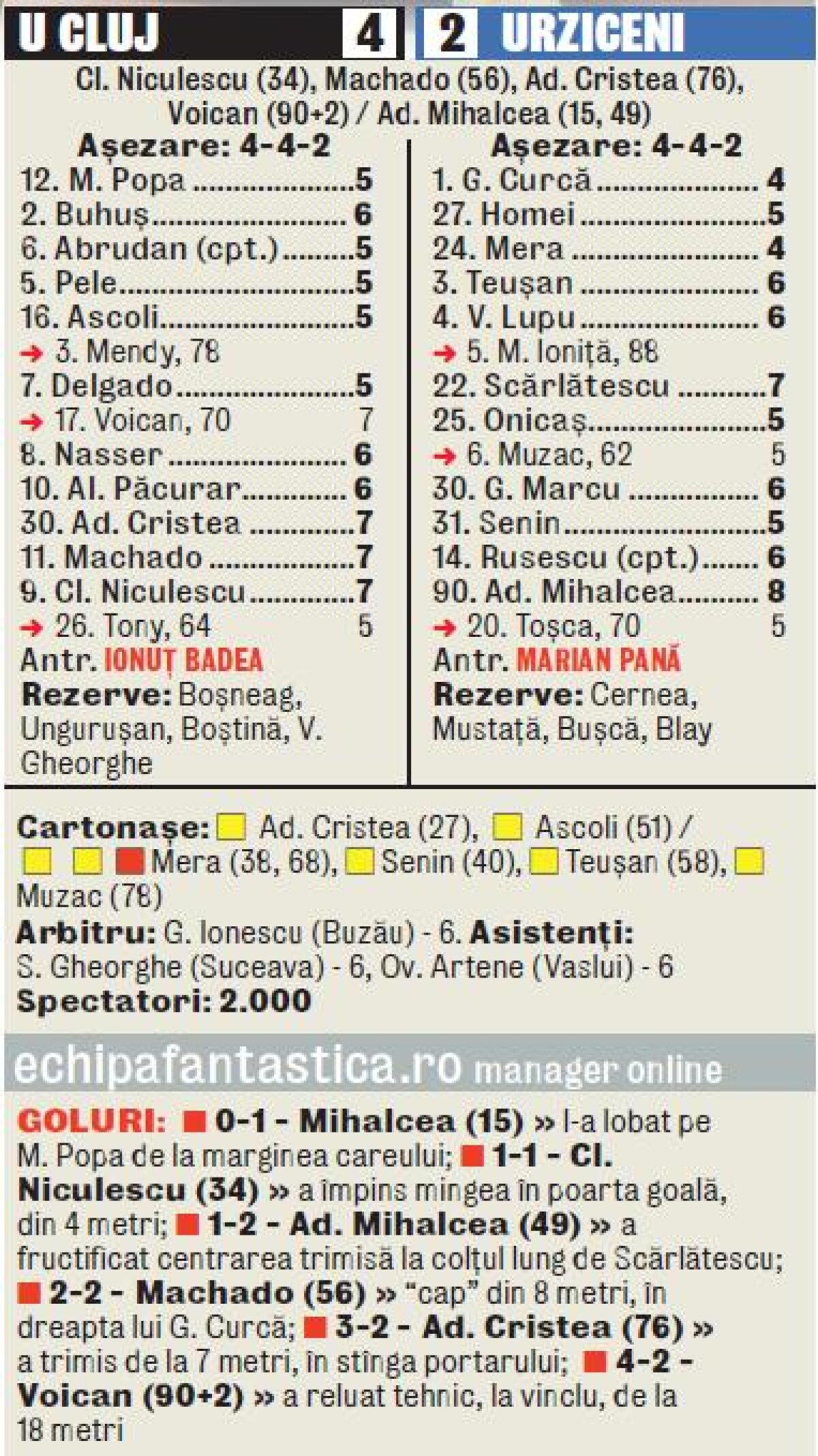 VIDEO » Niculescu, Machado şi Cristea au dezamorsat o situaţie ce tindea să devină explozivă la Universitatea » Geniştii