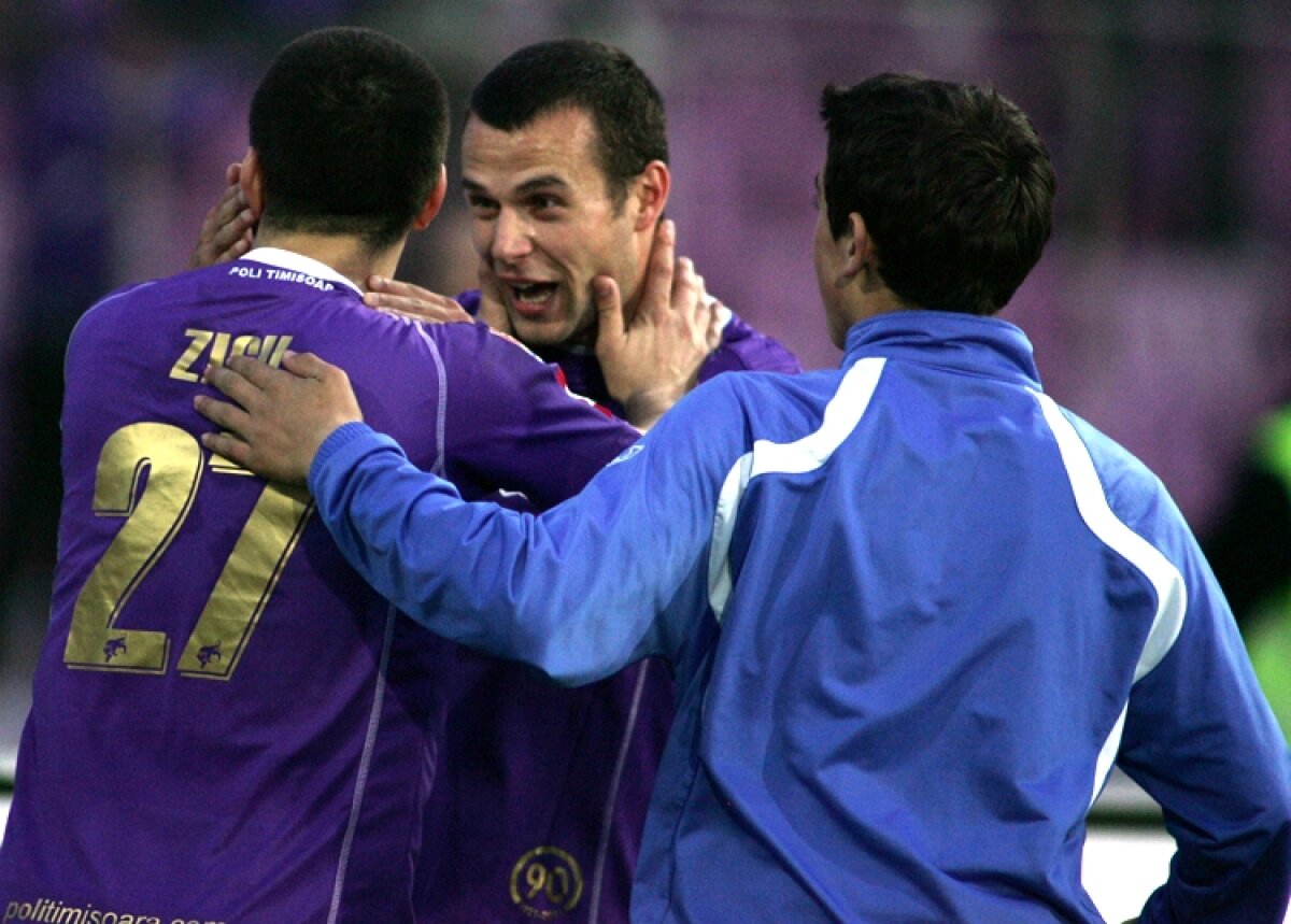 Timişoara spulberă Craiova şi se apropie la două puncte de Oţelul