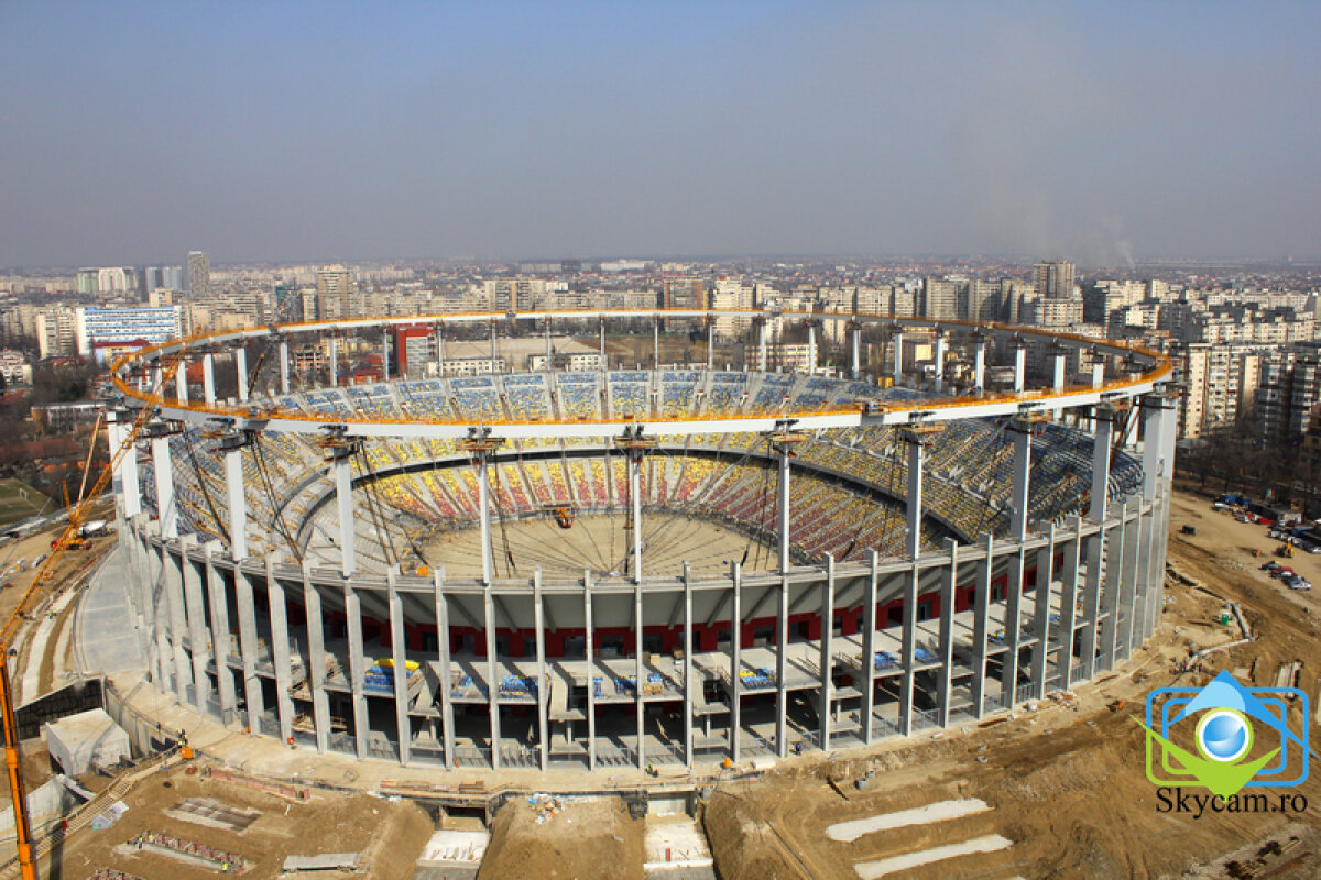 Impresionant » Fotografii superbe realizate din aer cu un aparat radiocomandat la National Arena!