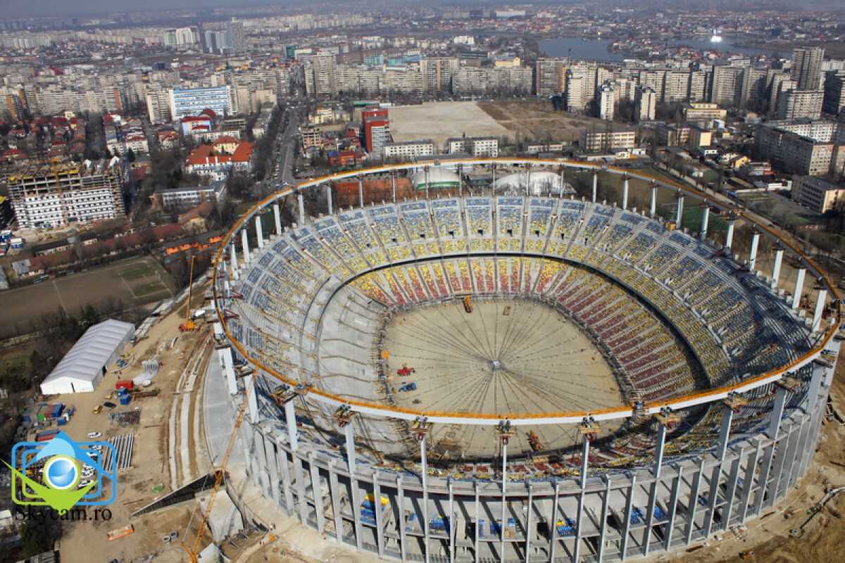 Impresionant » Fotografii superbe realizate din aer cu un aparat radiocomandat la National Arena!