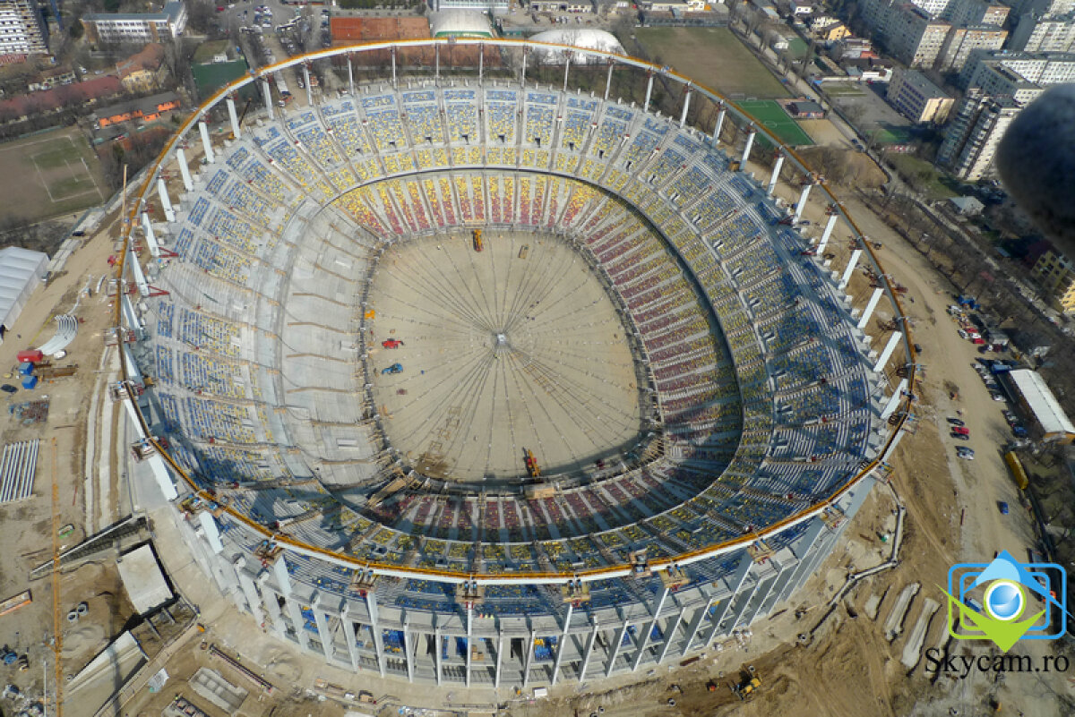 Impresionant » Fotografii superbe realizate din aer cu un aparat radiocomandat la National Arena!