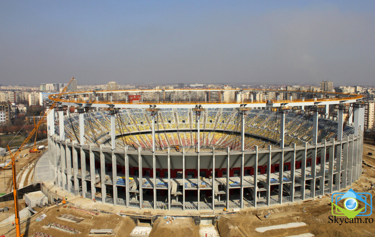 Impresionant » Fotografii superbe realizate din aer cu un aparat radiocomandat la National Arena!