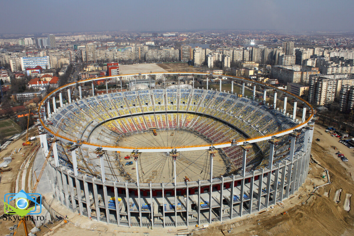 Impresionant » Fotografii superbe realizate din aer cu un aparat radiocomandat la National Arena!