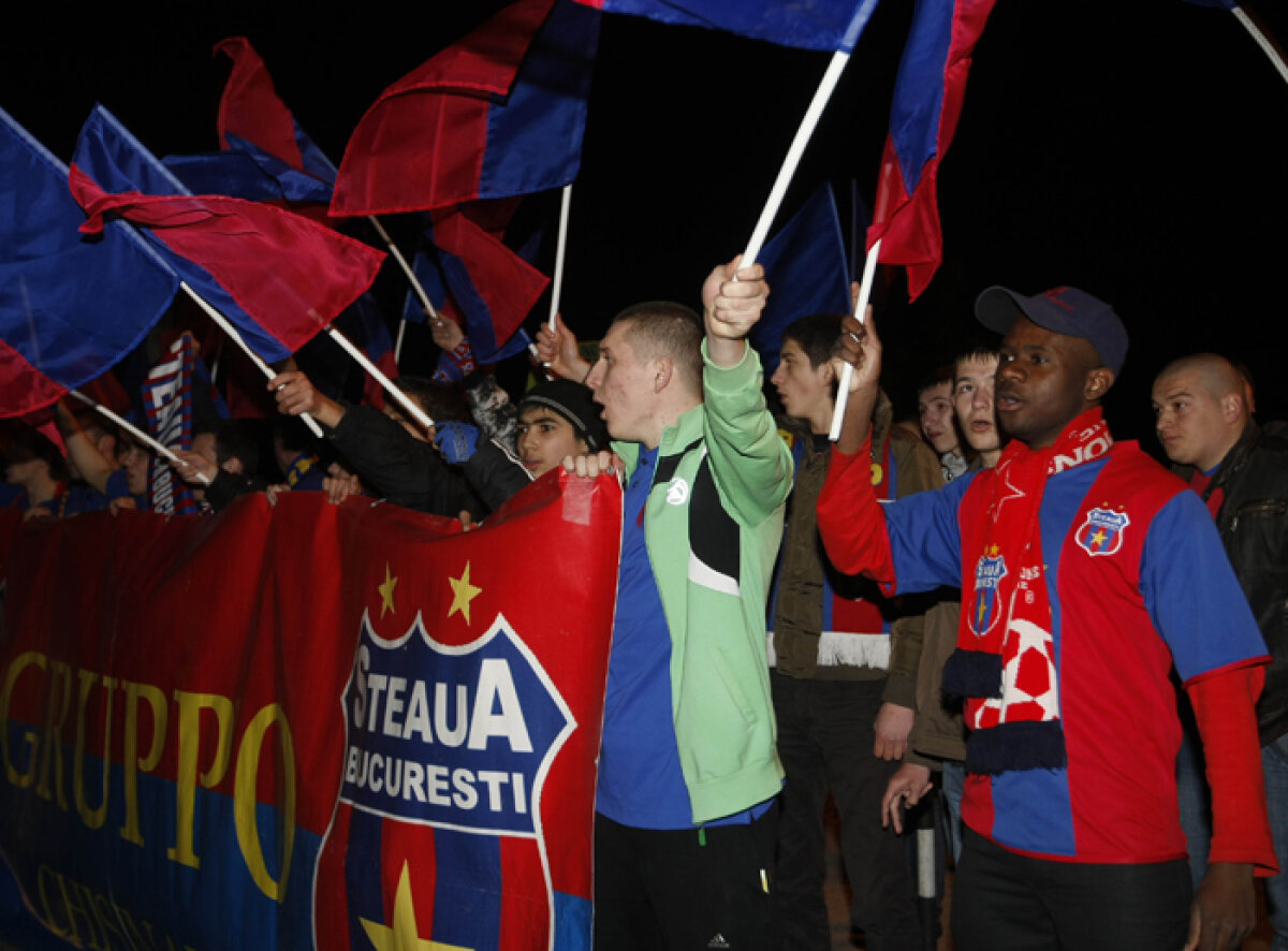 FOTO EXCLUSIV » Steliştii au fost primiţi "regeşte" la Chişinău