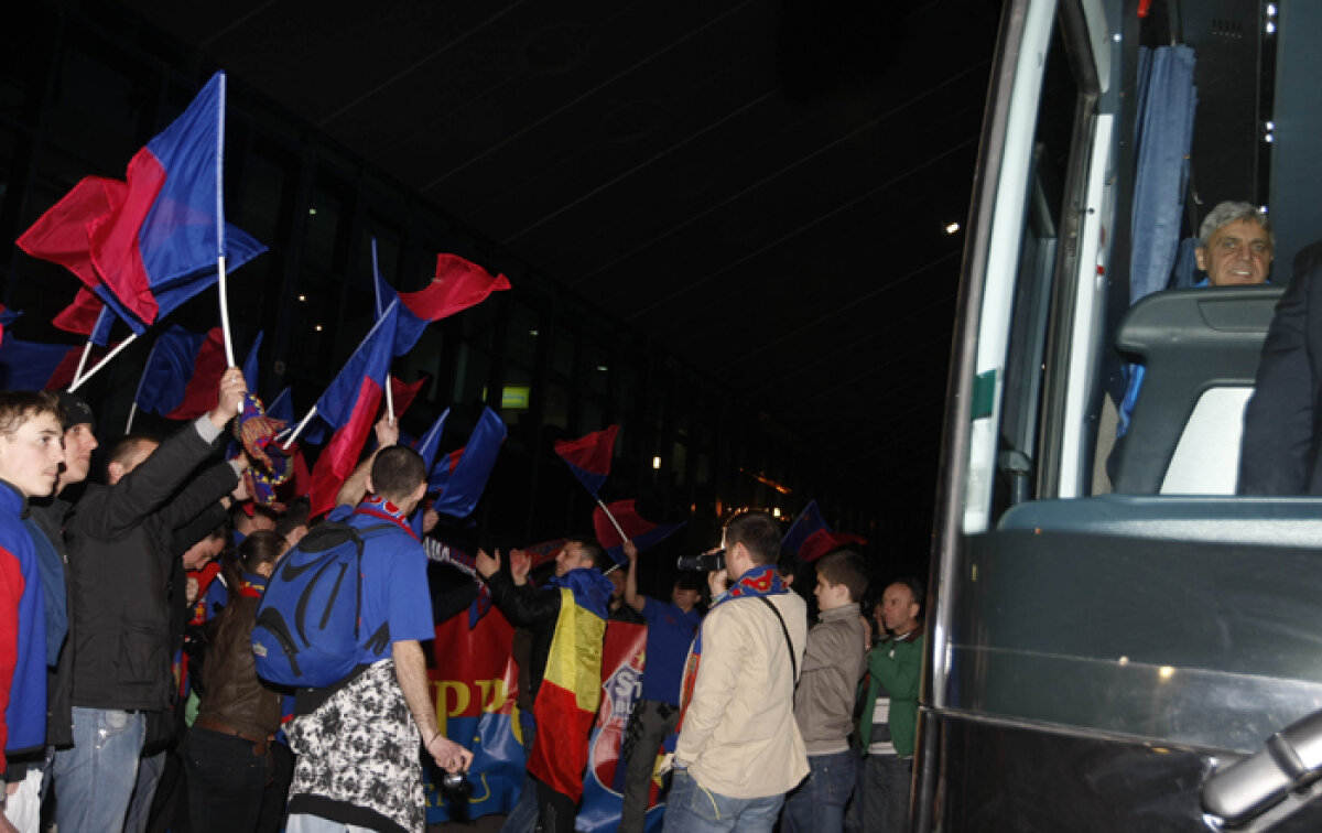 FOTO EXCLUSIV » Steliştii au fost primiţi "regeşte" la Chişinău