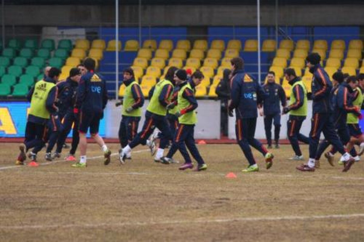 Spania se plînge de terenul impracticabil de la Kaunas: "Aici nu se poate juca!"