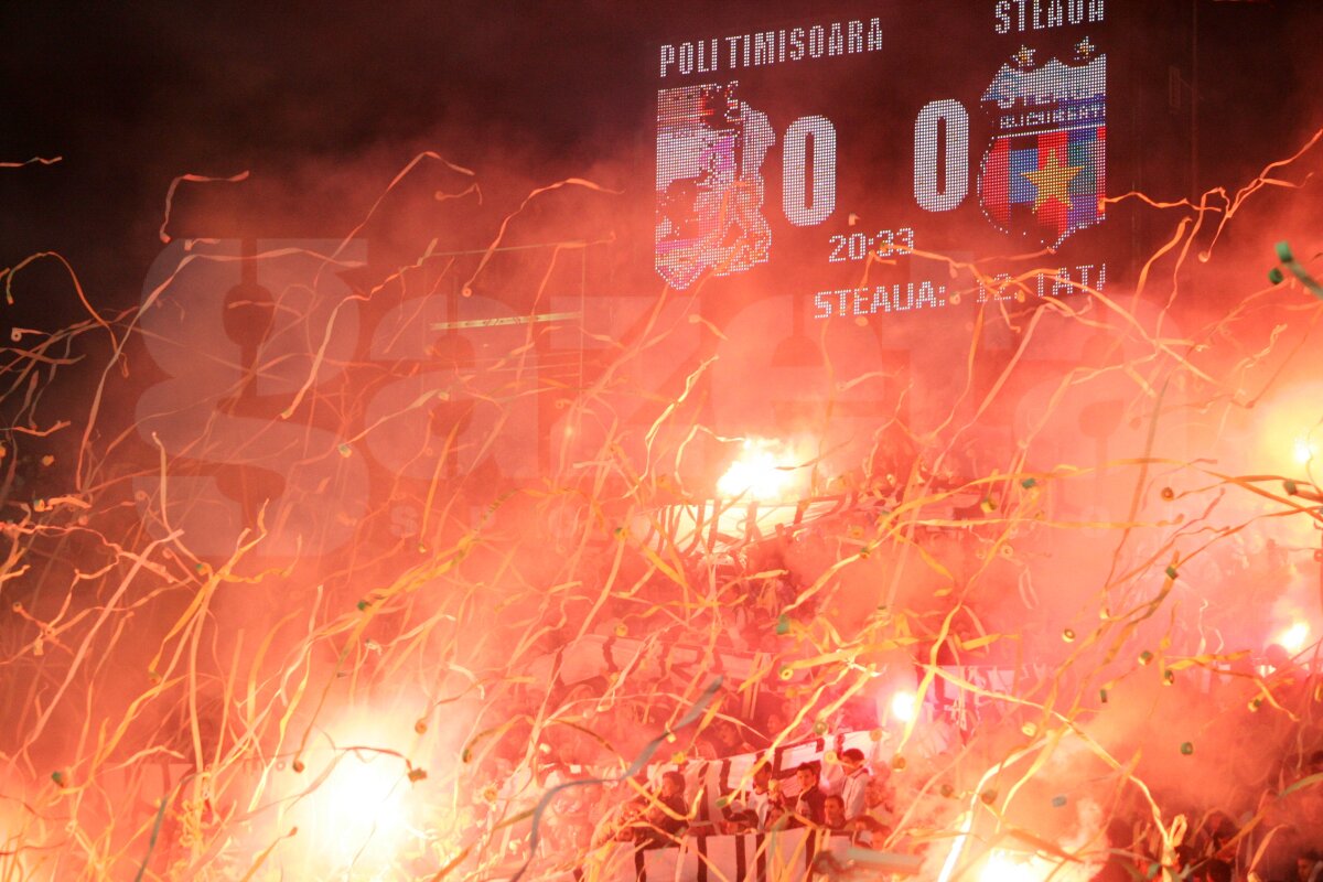 30.000 de timişoreni au "subordonat" Steaua în tribune » Patria violetă