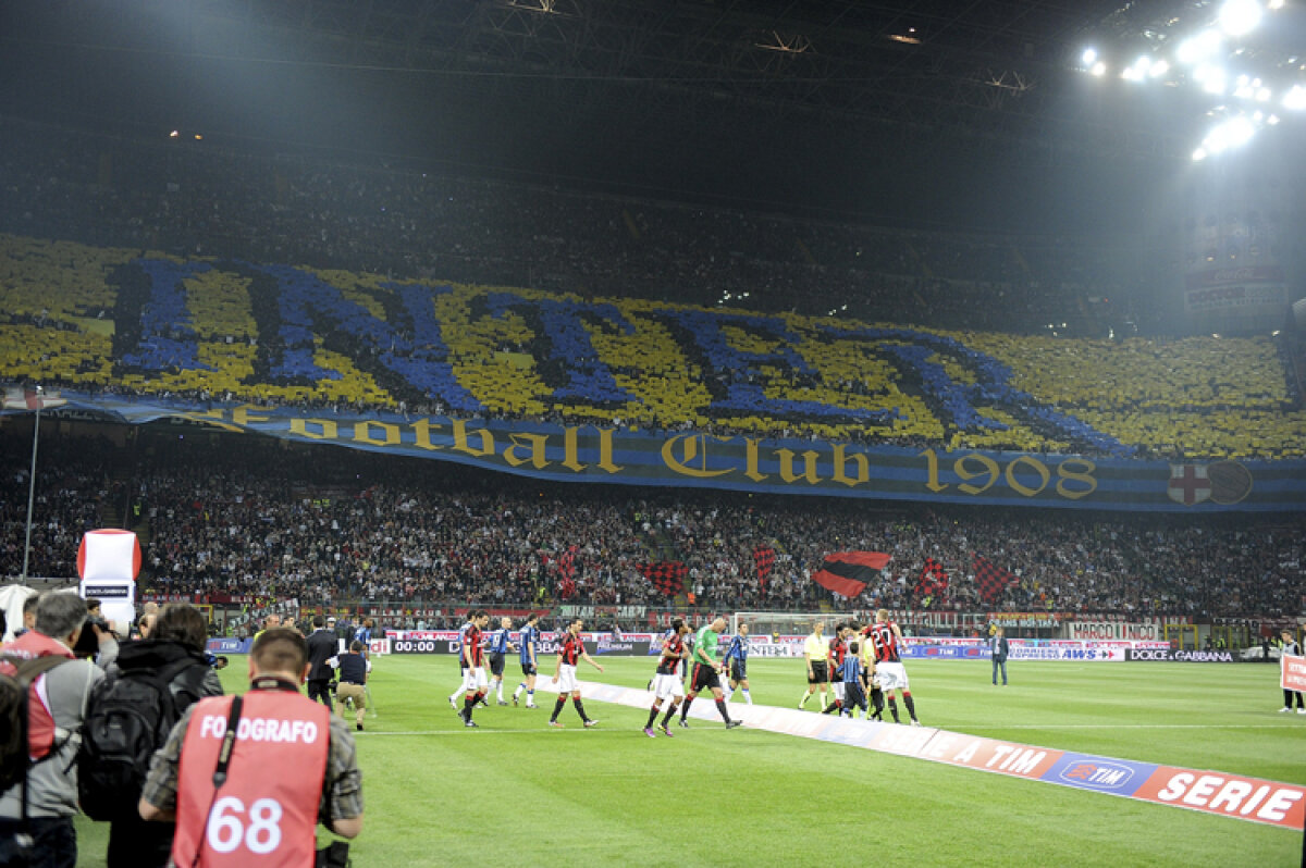 Credeţi sau nu, Milan - Inter este peste Real - Barca » Atmosferă fabuloasă