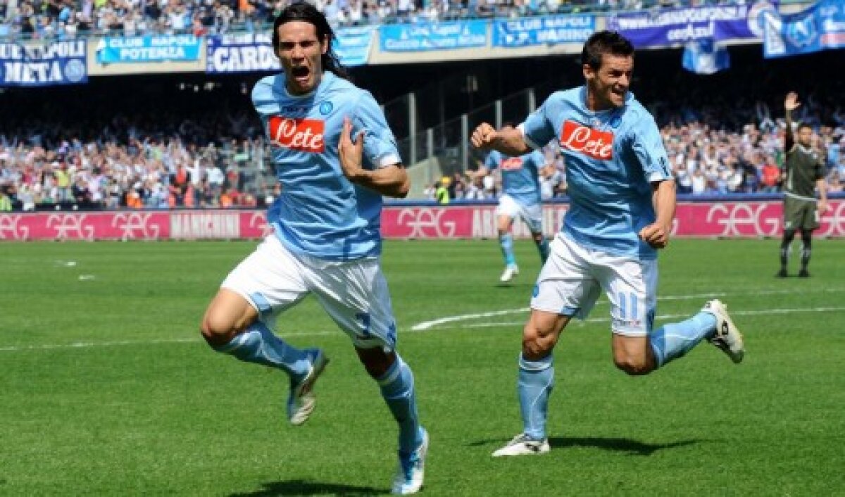 Cavani îngenunchează Lazio pe San Paolo după un meci nebun cu 7 goluri