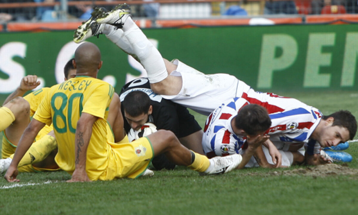Oţelul şi Vaslui au remizat alb la capătul unui meci care nu a adus deloc a derby » Împiedicaţii
