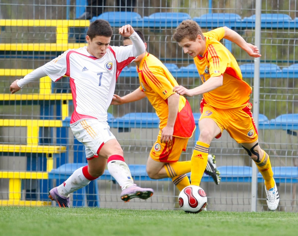 Vai de mama noastră! Văsîi nu a găsit cu ce să întărească naţionala Under 17 pentru Euro 2011