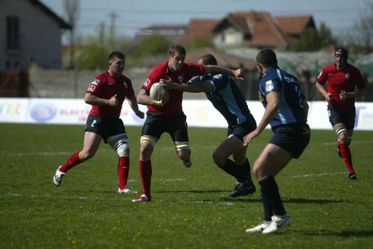 FOTO! Ştiinţa Baia Mare a învins RCMU  Timişoara cu scorul de 19-3
