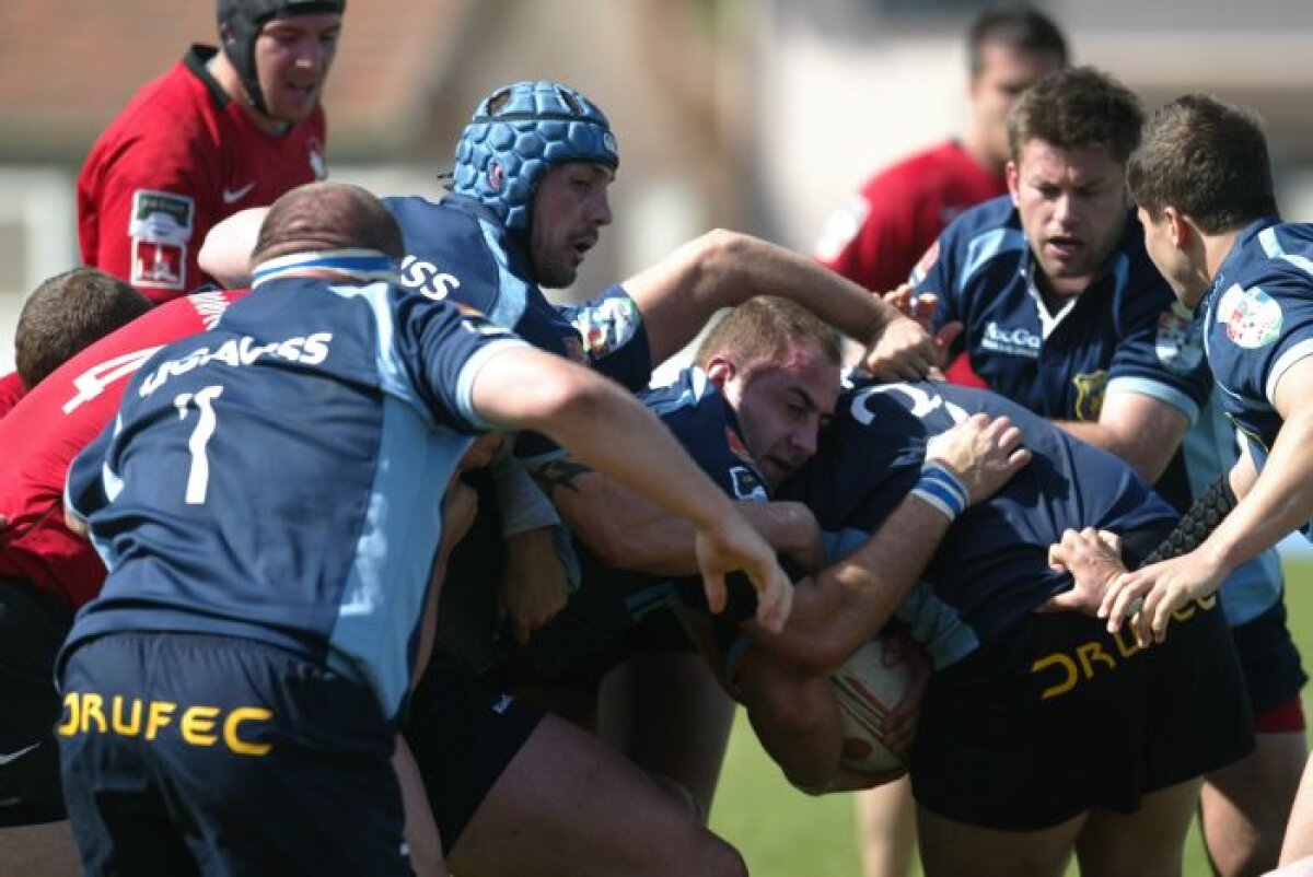 FOTO! Ştiinţa Baia Mare a învins RCMU  Timişoara cu scorul de 19-3