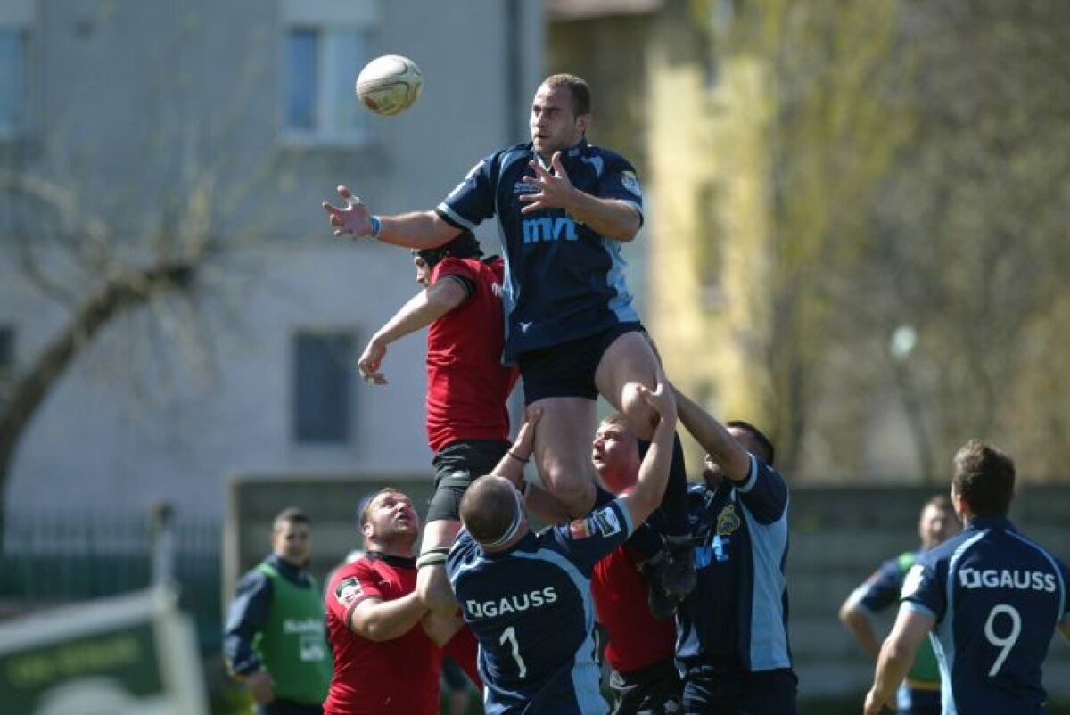 FOTO! Ştiinţa Baia Mare a învins RCMU  Timişoara cu scorul de 19-3