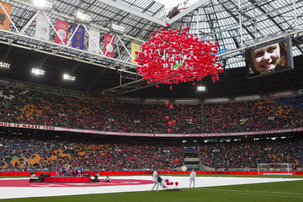 FOTO & VIDEO Meci caritabil la Amsterdam » Ajax strînge bani pentru victimele dezastrului din Japonia