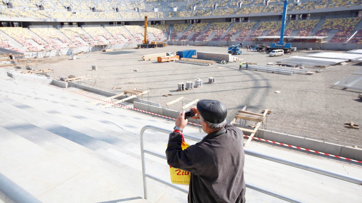 FOTO Interes incredibil pentru noua arenă din Bucureşti » Peste 20.000 de persoane au văzut deja National Arena