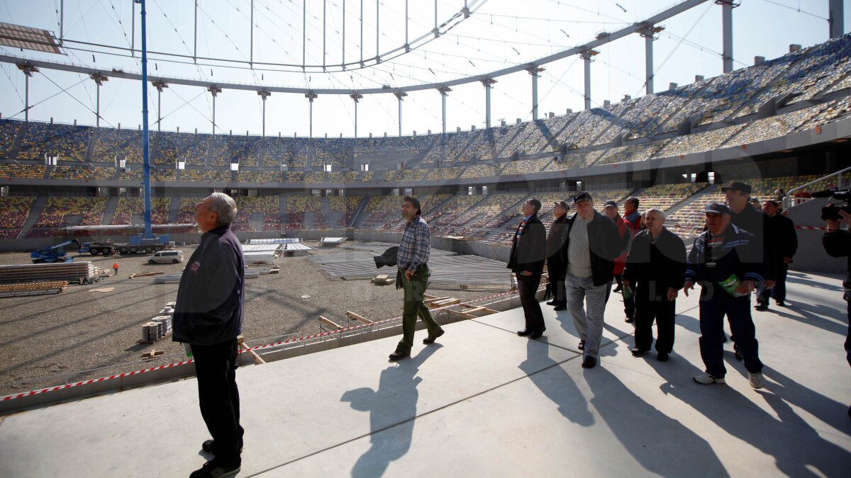FOTO Interes incredibil pentru noua arenă din Bucureşti » Peste 20.000 de persoane au văzut deja National Arena