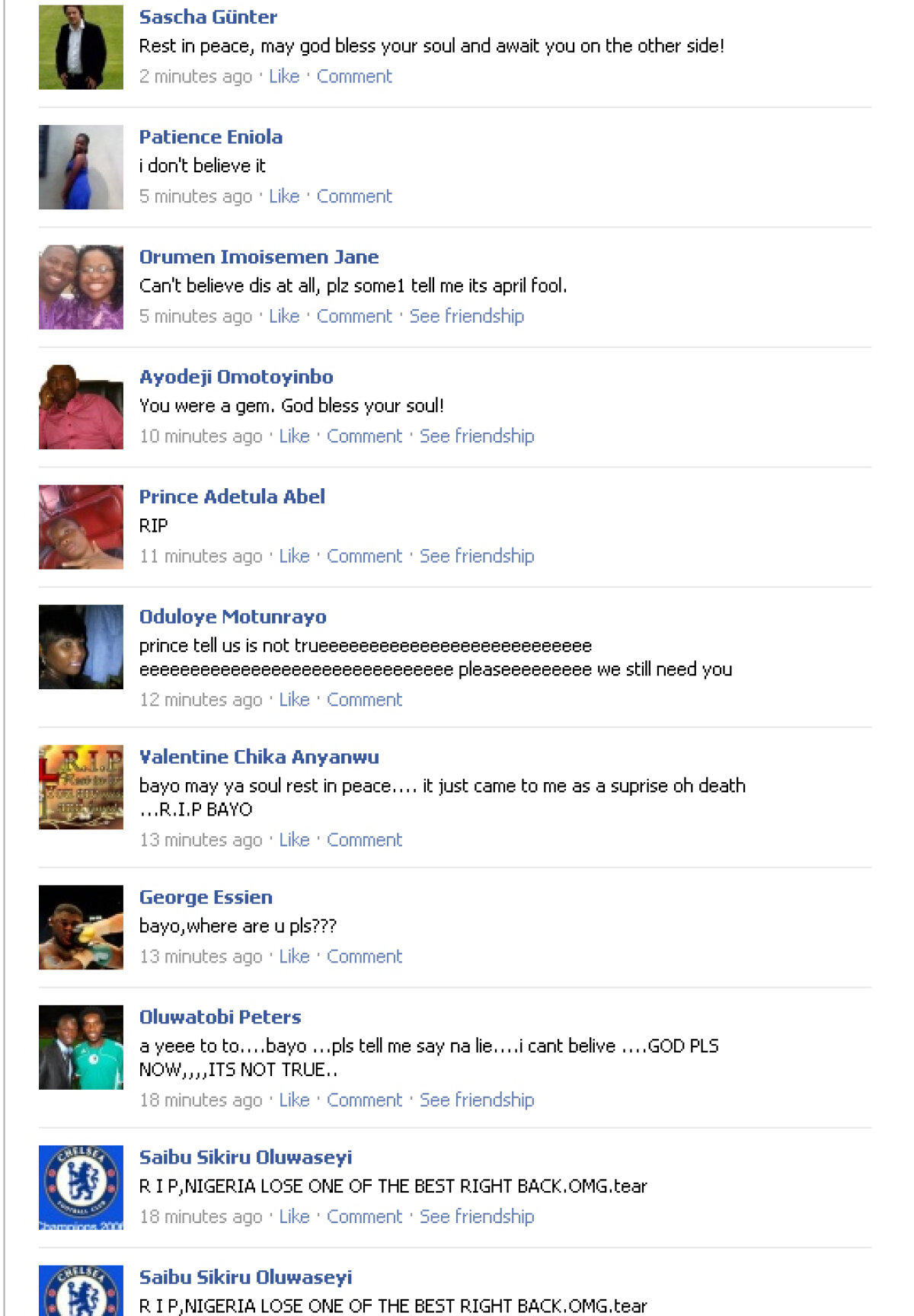 Ex-rapidistul Adefemi Olubayo a decedat în urma unui accident de maşină