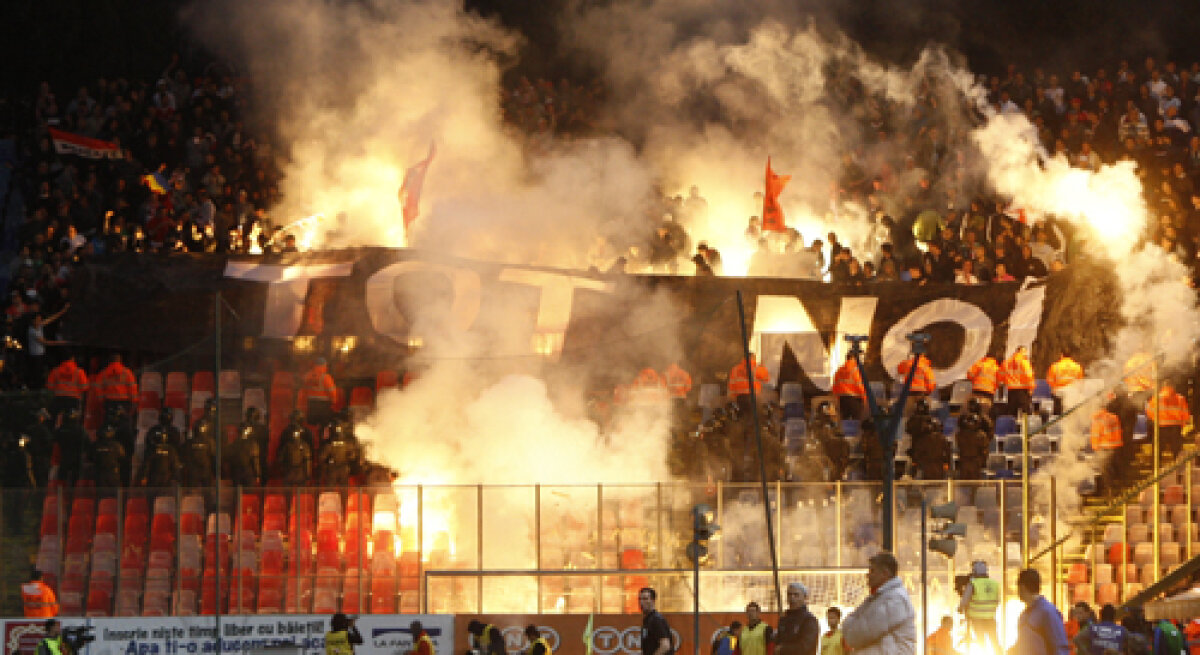 FOTO » Gazeta a reconstituit "drumul" torţelor din Ghencea » Ultras Dinamo: "Jucătorii ni le-au dat, sînt nişte eroi!"