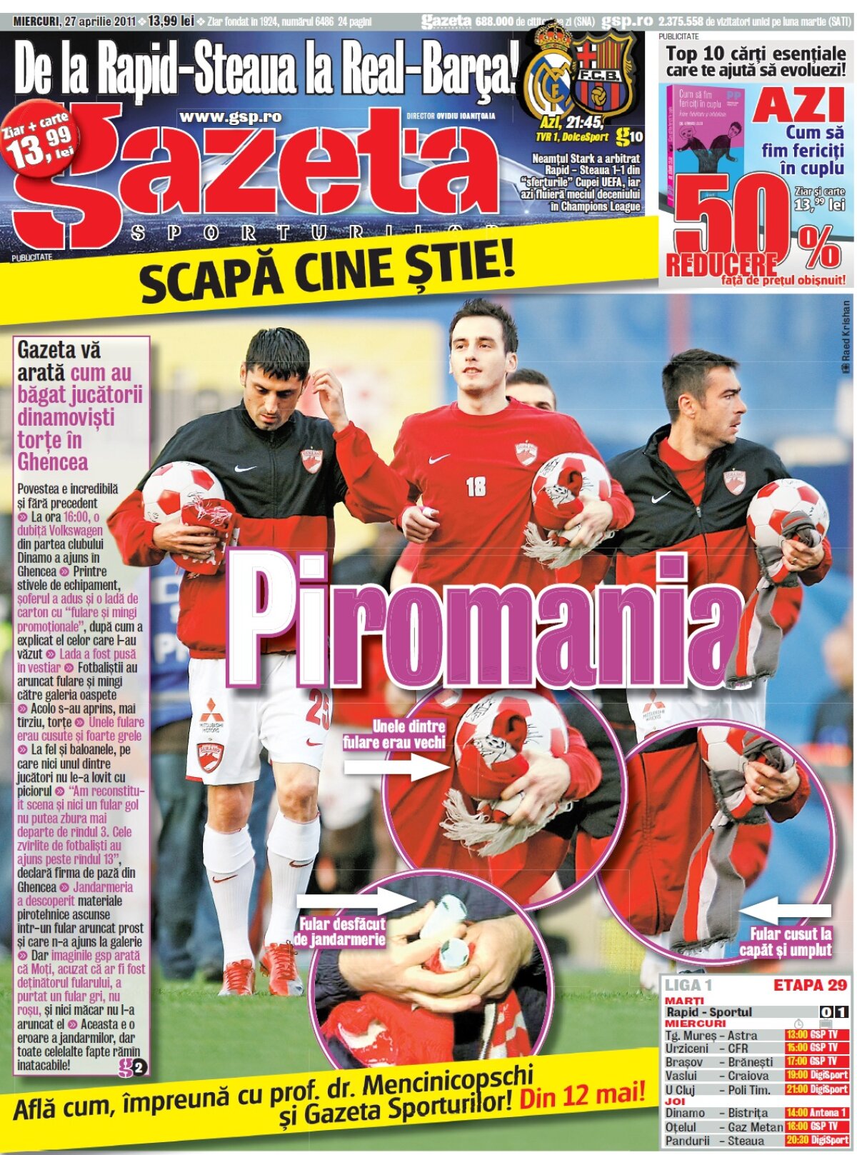 FOTO » Gazeta a reconstituit "drumul" torţelor din Ghencea » Ultras Dinamo: "Jucătorii ni le-au dat, sînt nişte eroi!"