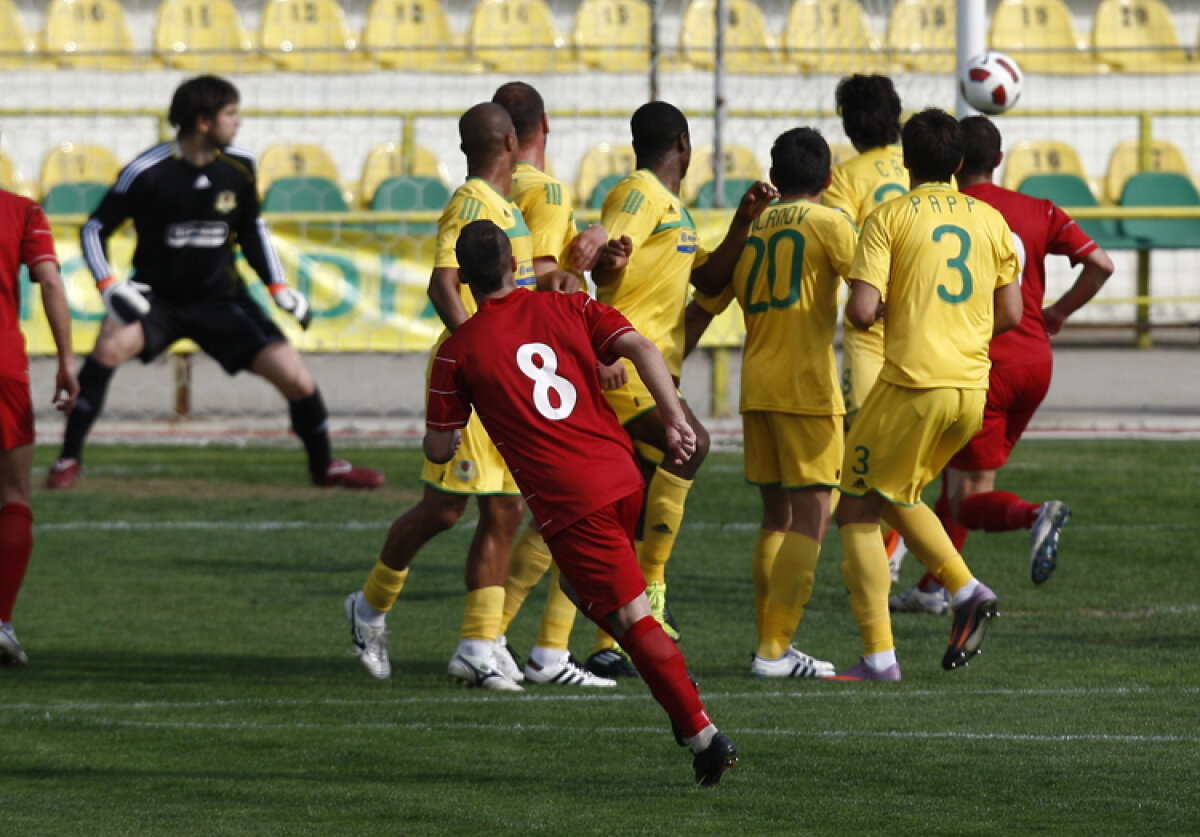 Brăneşti - Vaslui 1-3. Moldovenii sînt lideri cel puţin pînă diseară