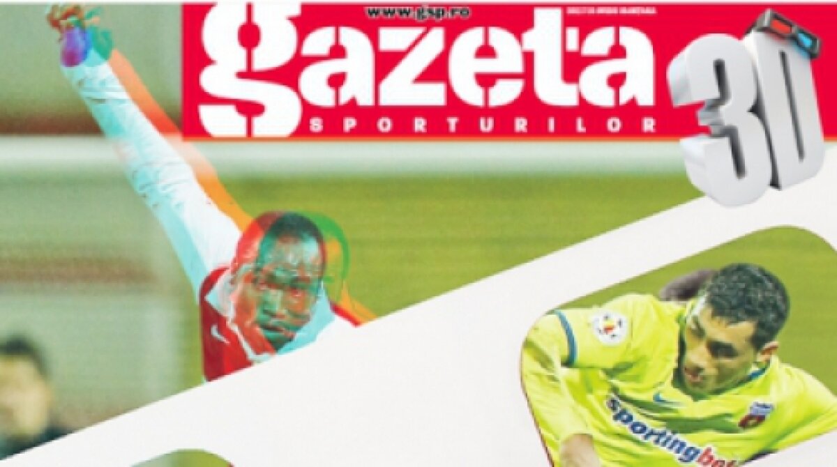 Ceferiştii Cadu, Bud şi Buş au fost primii fotbalişti din Liga 1 care au admirat Gazeta  3D de Ziua bărbatului