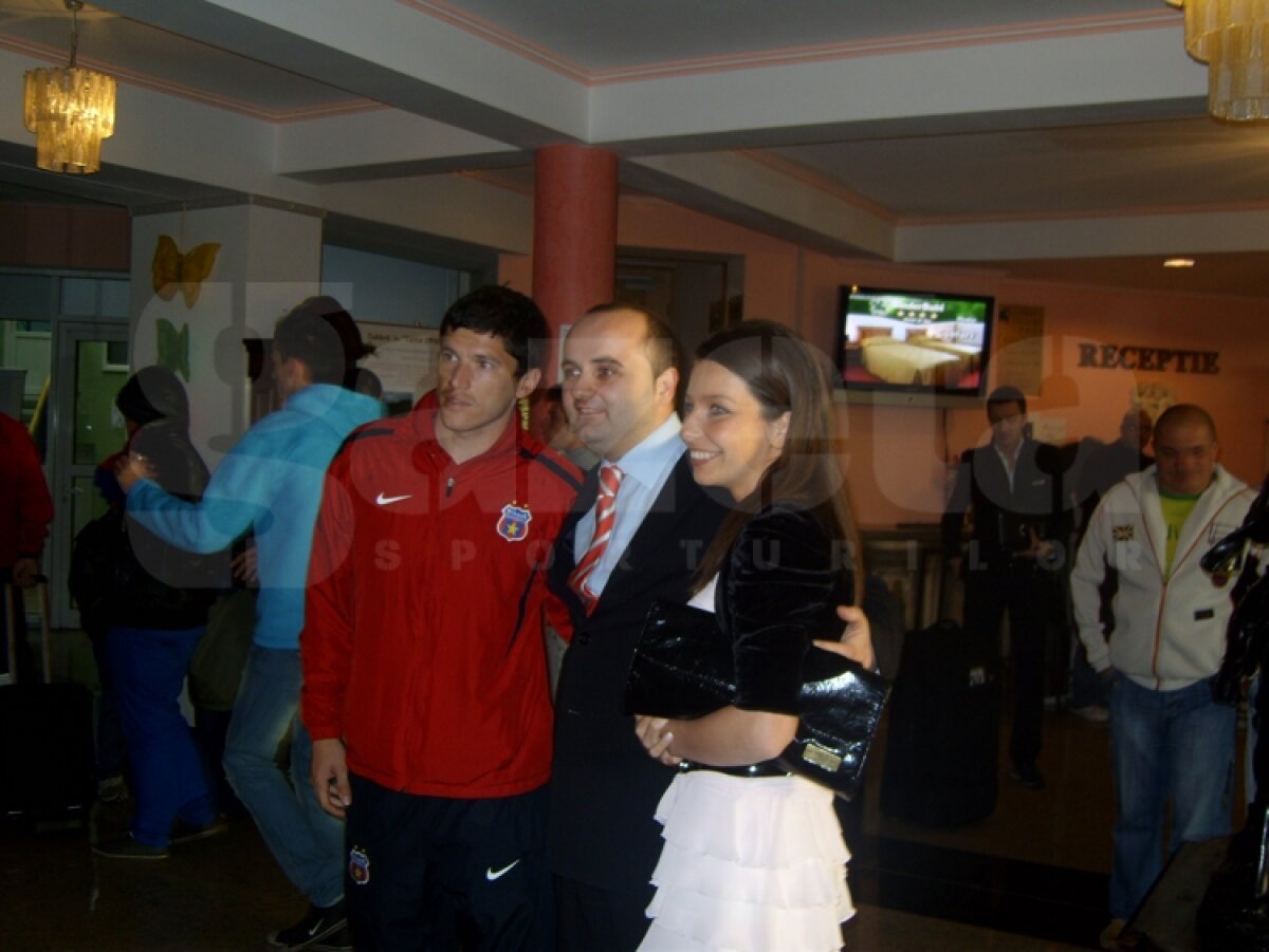 FOTO Steliştii au fost primiţi cu simpatie la Mediaş