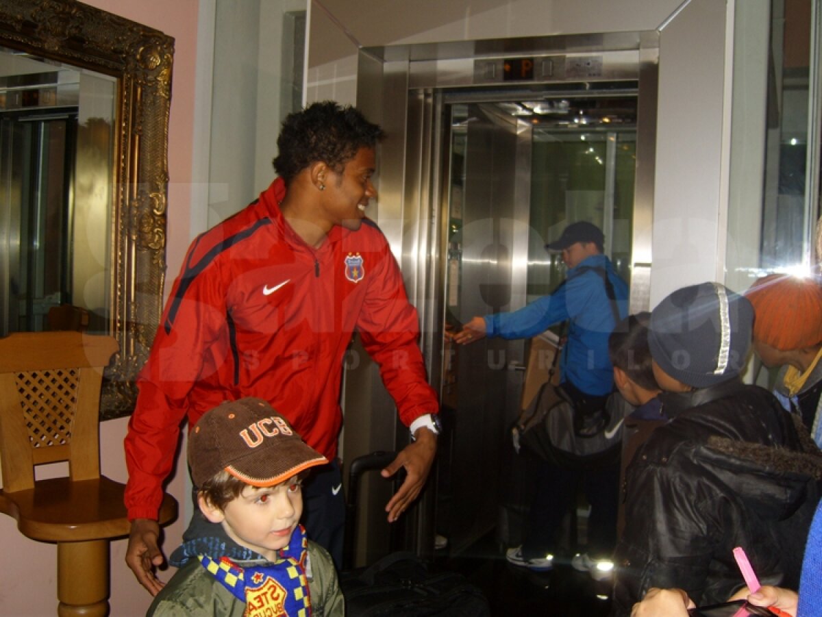 FOTO Steliştii au fost primiţi cu simpatie la Mediaş