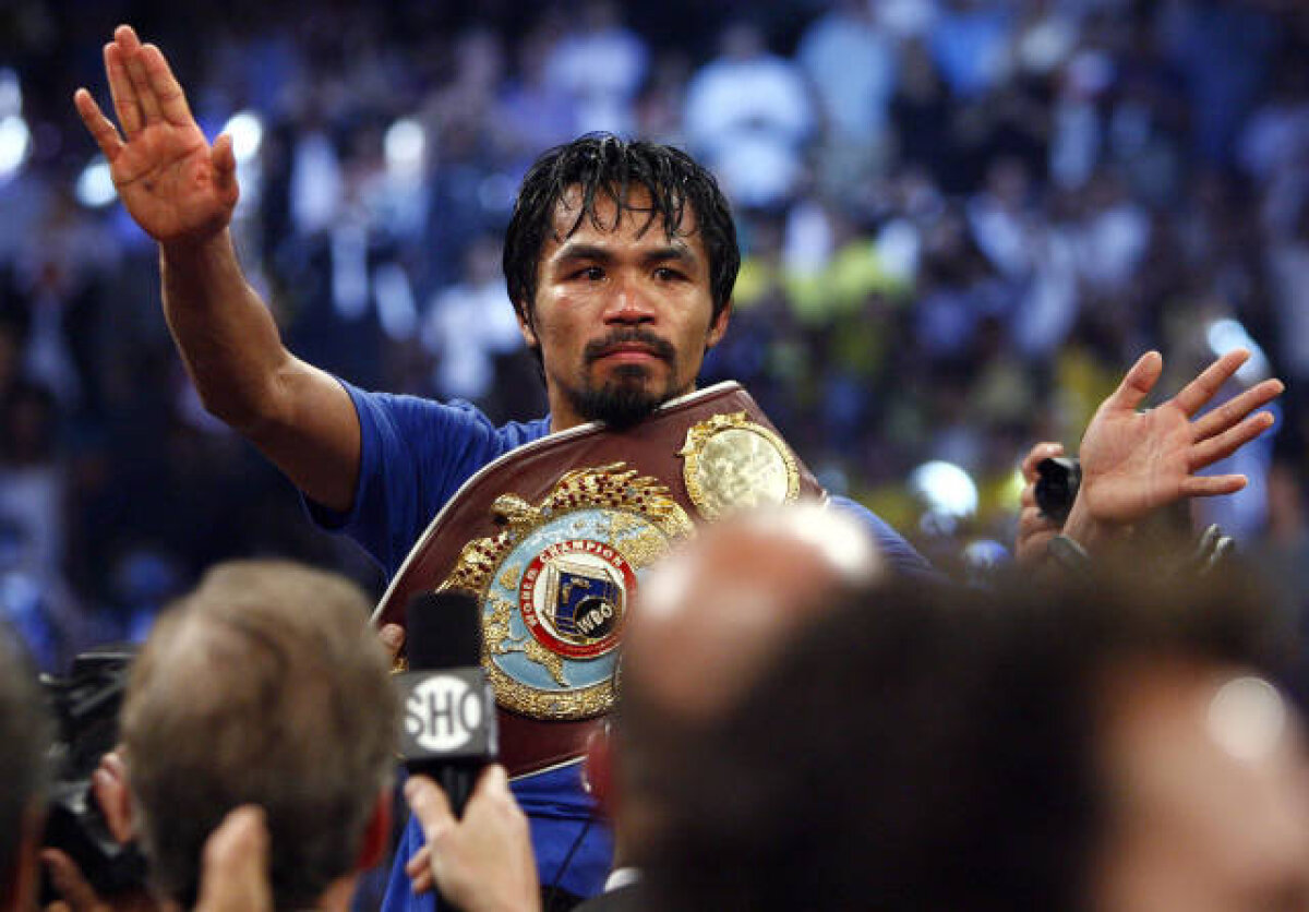 Pacquiao a defilat şi cu Mosley, dar fanii sînt nemulţumiţi şi vor "Meciul meciurilor" cu Mayweather